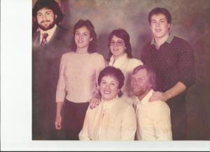 Our family picture after the death of my oldest brother, Rod. 
